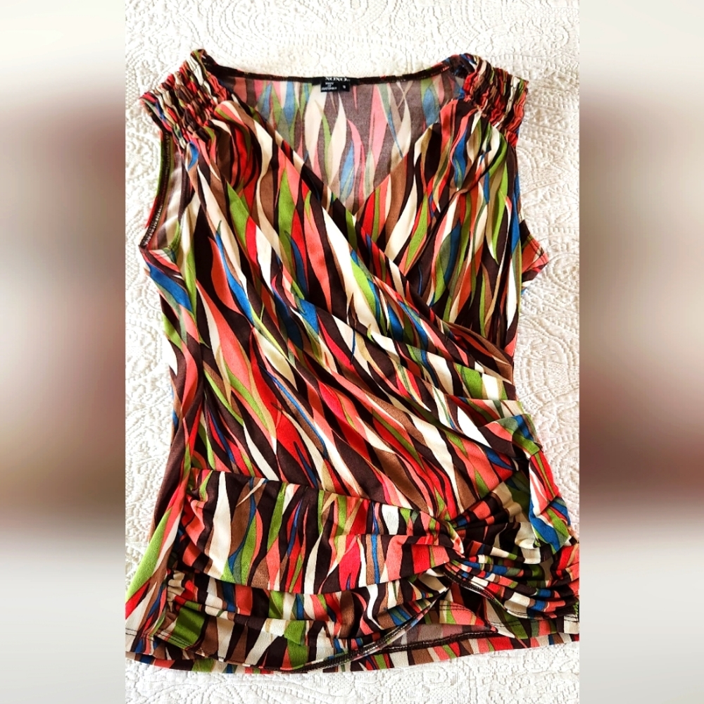 Wrap Around Style Women's Blouse